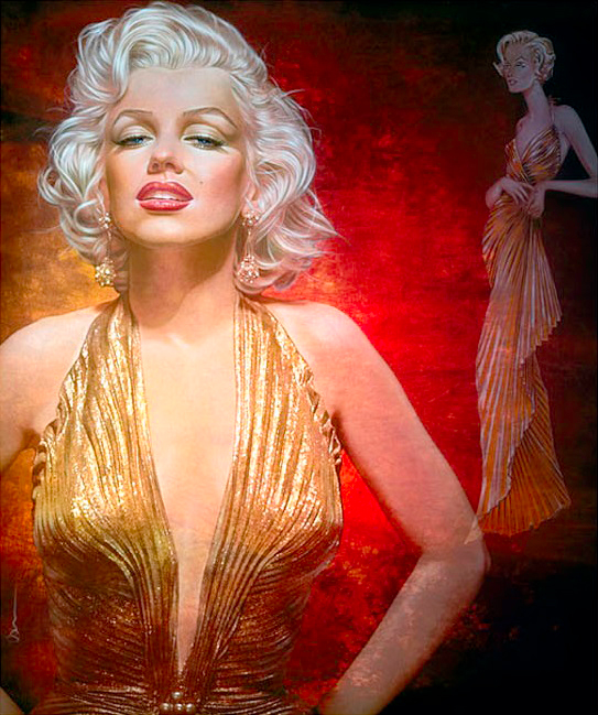 Gold Lame Marilyn II :: Adam Scott  Rote